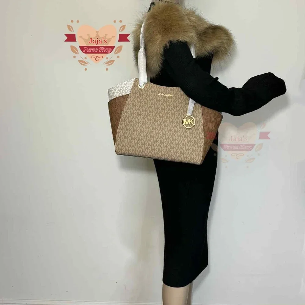 ❤️Michael Kors Signature Trio Color Coated Canvas Purse❤️ - Picture 13 of 17